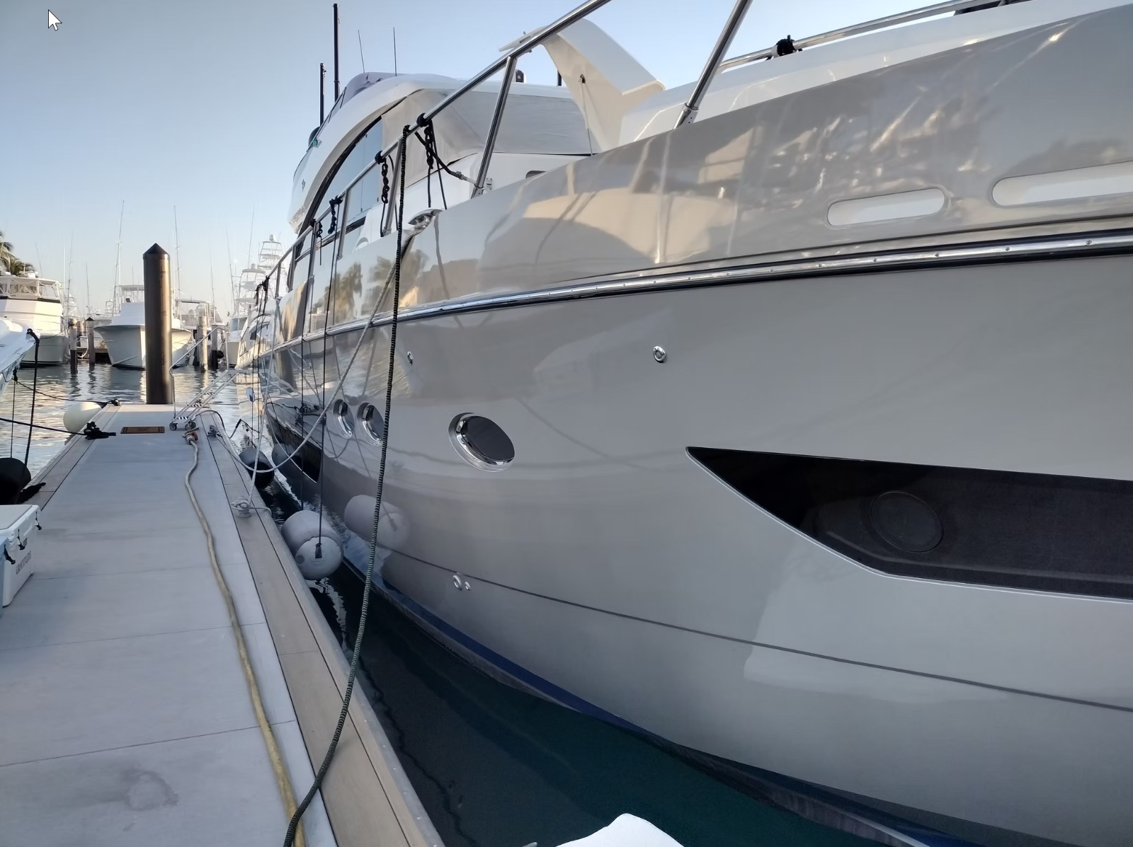 Luxury motor yacht complete detail - Riviera Beach FL